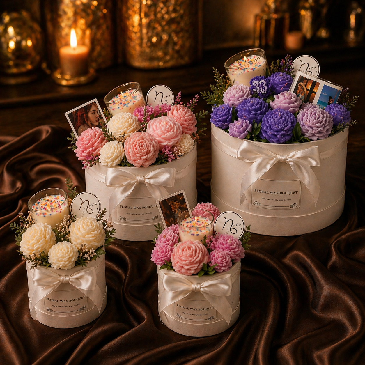 Floral Wax Bouquet