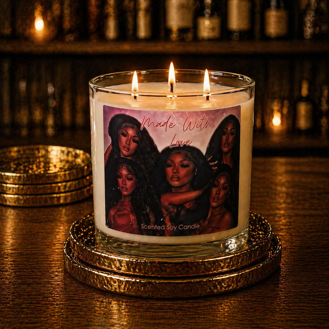 Customizable 3 Wick Candle